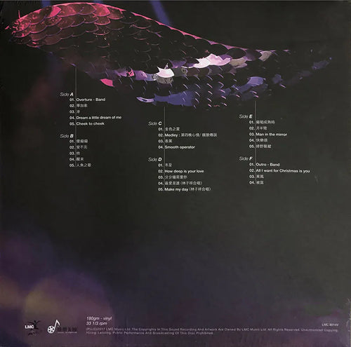 胡琳-Bianca Wu Body n' Soul Concert 3-LP
